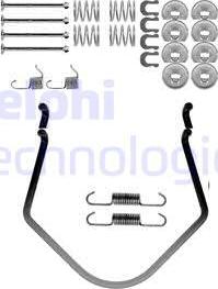 Delphi LY1165 - Kit accessori, Ganasce freno autozon.pro