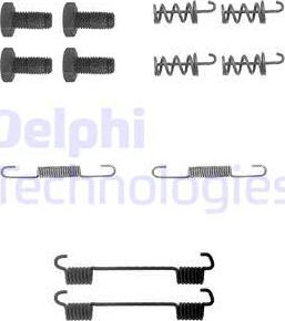 Delphi LY1104 - Kit accessori, Ganasce freno stazionamento autozon.pro