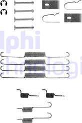 Delphi LY1105 - Kit accessori, Ganasce freno autozon.pro