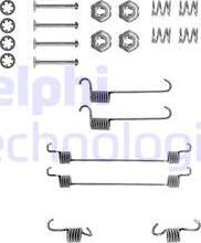 Delphi LY1110 - Kit accessori, Ganasce freno autozon.pro