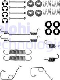 Delphi LY1130 - Kit accessori, Ganasce freno autozon.pro