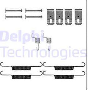 Delphi LY1399 - Kit accessori, Ganasce freno stazionamento autozon.pro