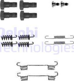 Delphi LY1395 - Kit accessori, Ganasce freno stazionamento autozon.pro