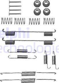 Delphi LY1345 - Kit accessori, Ganasce freno autozon.pro