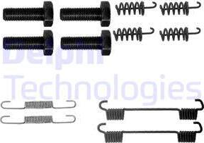 Delphi LY1358 - Kit accessori, Ganasce freno stazionamento autozon.pro