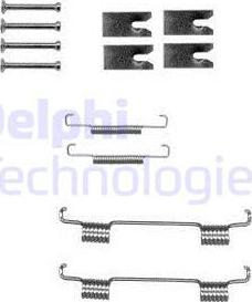 Delphi LY1366 - Kit accessori, Ganasce freno stazionamento autozon.pro