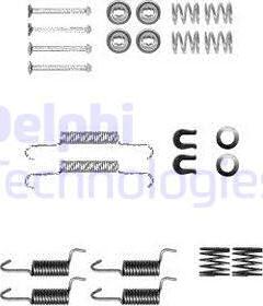 Delphi LY1367 - Kit accessori, Ganasce freno stazionamento autozon.pro