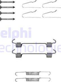 Delphi LY1306 - Kit accessori, Ganasce freno stazionamento autozon.pro