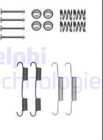 Delphi LY1385 - Kit accessori, Ganasce freno stazionamento autozon.pro