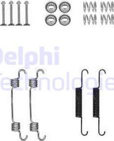 Delphi LY1381 - Kit accessori, Ganasce freno stazionamento autozon.pro