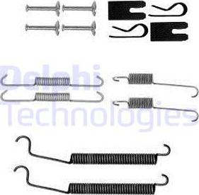 Delphi LY1383 - Kit accessori, Ganasce freno autozon.pro