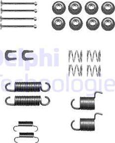 Delphi LY1326 - Kit accessori, Ganasce freno autozon.pro