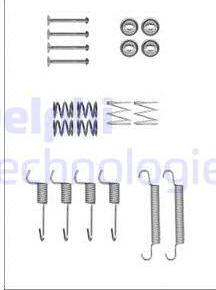 Delphi LY1371 - Kit accessori, Ganasce freno stazionamento autozon.pro