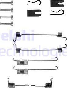 Delphi LY1256 - Kit accessori, Ganasce freno autozon.pro