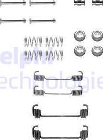 Delphi LY1252 - Kit accessori, Ganasce freno stazionamento autozon.pro