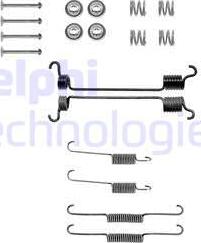 Delphi LY1216 - Kit accessori, Ganasce freno autozon.pro