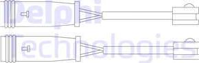 Delphi LZ0199 - Contatto segnalazione, Usura past. freno / mat. d'attrito autozon.pro