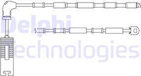 Delphi LZ0151 - Contatto segnalazione, Usura past. freno / mat. d'attrito autozon.pro