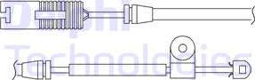 Delphi LZ0158 - Contatto segnalazione, Usura past. freno / mat. d'attrito autozon.pro