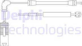 Delphi LZ0157 - Contatto segnalazione, Usura past. freno / mat. d'attrito autozon.pro