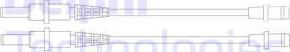 Delphi LZ0161 - Contatto segnalazione, Usura past. freno / mat. d'attrito autozon.pro