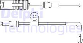 Delphi LZ0168 - Contatto segnalazione, Usura past. freno / mat. d'attrito autozon.pro