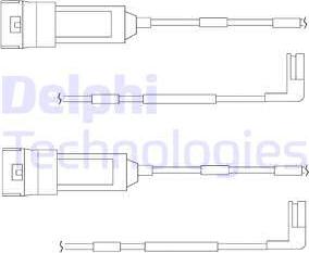 Delphi LZ0113 - Contatto segnalazione, Usura past. freno / mat. d'attrito autozon.pro