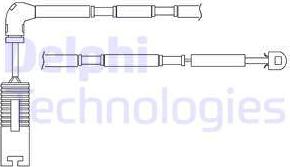 Delphi LZ0181 - Contatto segnalazione, Usura past. freno / mat. d'attrito autozon.pro