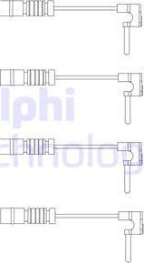 Delphi LZ0120 - Contatto segnalazione, Usura past. freno / mat. d'attrito autozon.pro