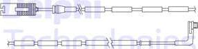 Delphi LZ0177 - Contatto segnalazione, Usura past. freno / mat. d'attrito autozon.pro