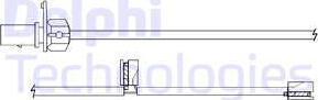 Delphi LZ0283 - Contatto segnalazione, Usura past. freno / mat. d'attrito autozon.pro