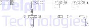 Delphi LZ0233 - Contatto segnalazione, Usura past. freno / mat. d'attrito autozon.pro