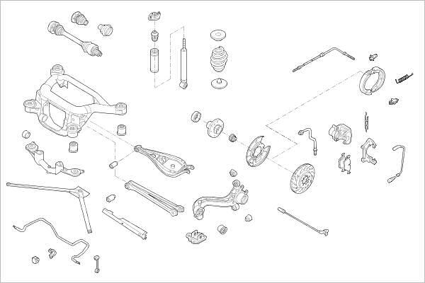 Delphi OE-BMW-000017440-R - Sospensione ruota autozon.pro