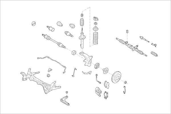 Delphi OE-FORD-000005296-F - Sospensione ruota autozon.pro