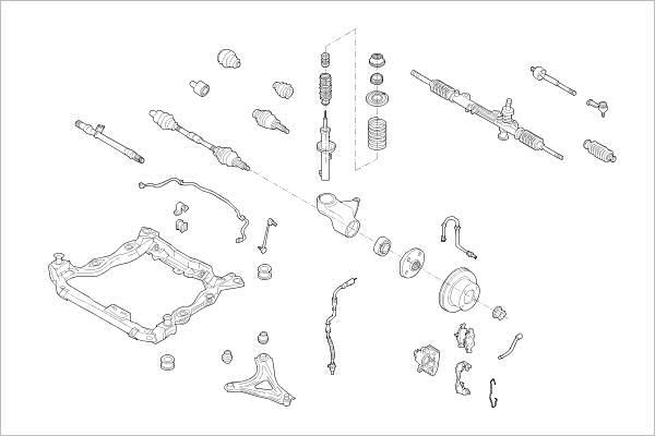 Delphi OE-FORD-000005822-F - Sospensione ruota autozon.pro