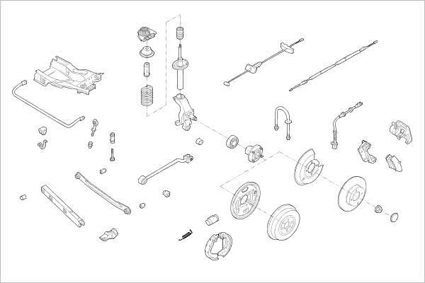 Delphi OE-FORD-000005822-R - Sospensione ruota autozon.pro