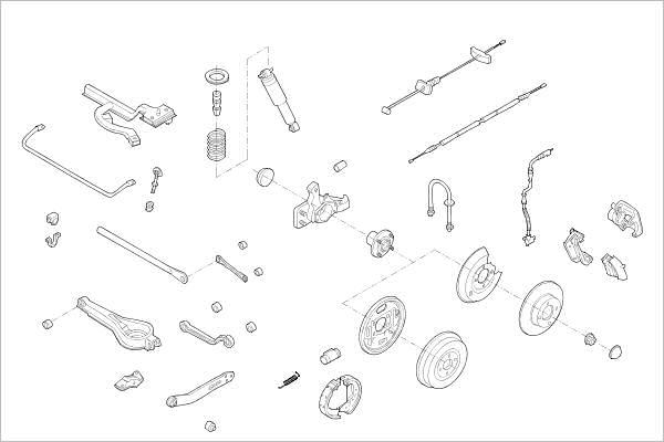 Delphi OE-FORD-000003911-R - Sospensione ruota autozon.pro