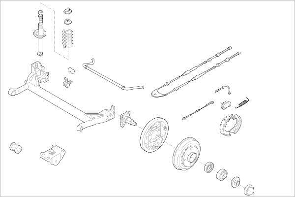 Delphi OE-FORD-000001084-R - Sospensione ruota autozon.pro