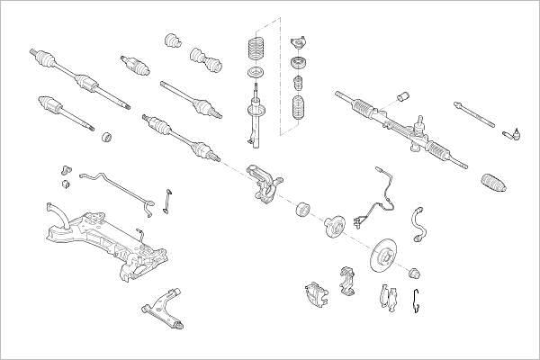 Delphi OE-FORD-000016085-F - Sospensione ruota autozon.pro