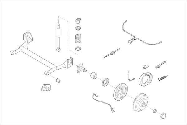 Delphi OE-FORD-000016085-R - Sospensione ruota autozon.pro