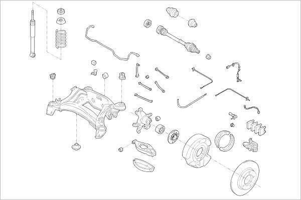 Delphi OE-MERC-000008382-R - Sospensione ruota autozon.pro