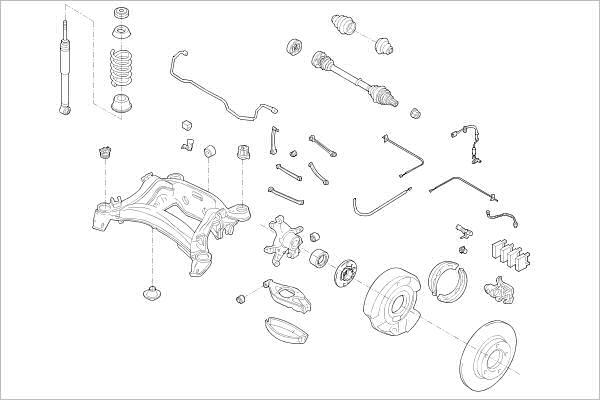 Delphi OE-MERC-000008384-R - Sospensione ruota autozon.pro