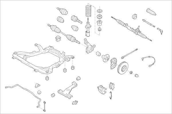 Delphi OE-OPEL-000015306-F - Sospensione ruota autozon.pro