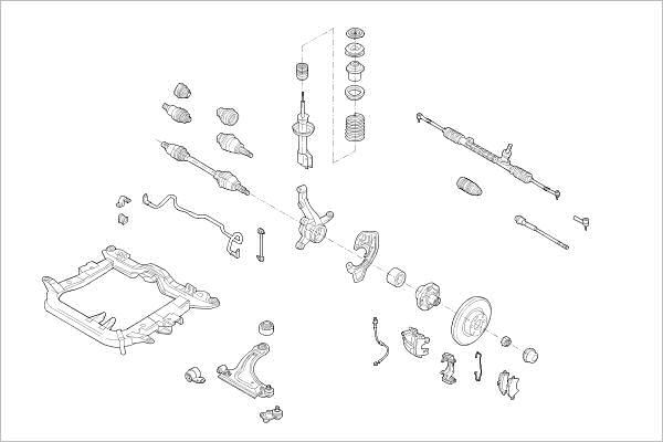 Delphi OE-OPEL-000018467-F - Sospensione ruota autozon.pro