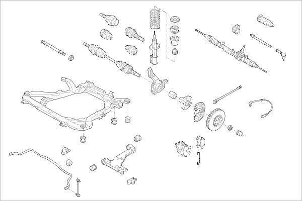 Delphi OE-OPEL-000015305-F - Sospensione ruota autozon.pro