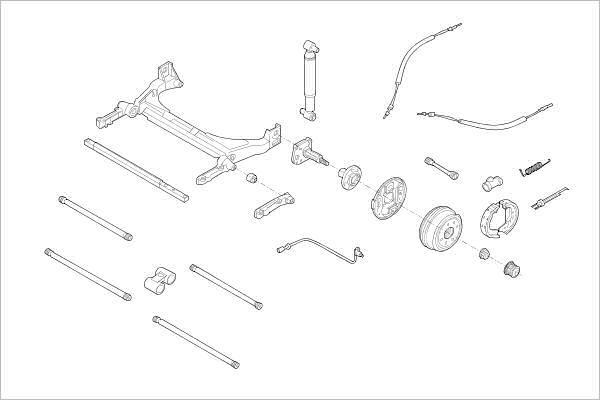 Delphi OE-RENA-000005655-R - Sospensione ruota autozon.pro