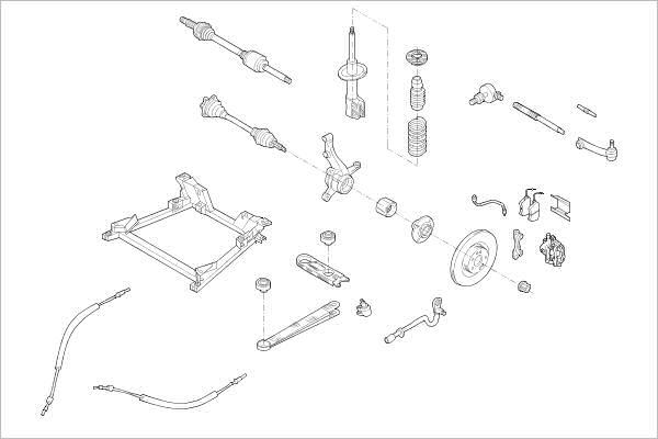 Delphi OE-RENA-000017138-R - Sospensione ruota autozon.pro