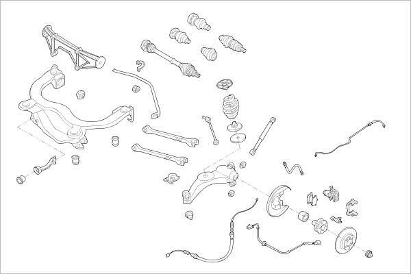 Delphi OE-SKOD-000016087-R - Sospensione ruota autozon.pro