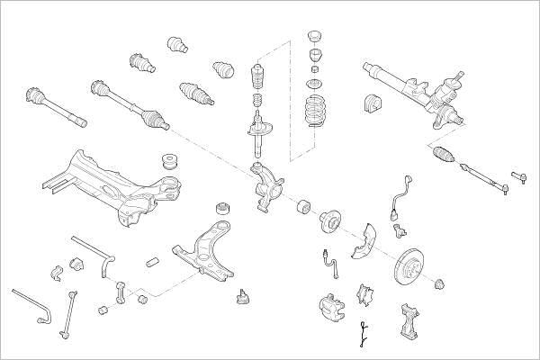 Delphi OE-SKOD-000016087-F - Sospensione ruota autozon.pro