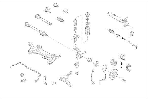 Delphi OE-VW-000005966-F - Sospensione ruota autozon.pro